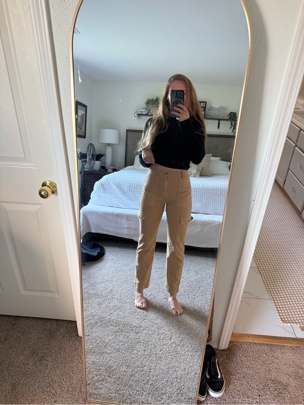Madewell 90s straight Cargo Pants - tan